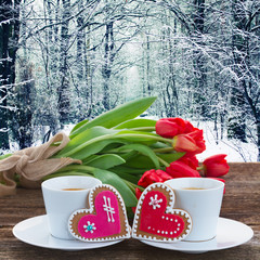 Valentines day coffee