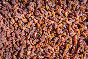 dried raisin background