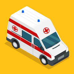 isometric ambulance carv emergency medical van