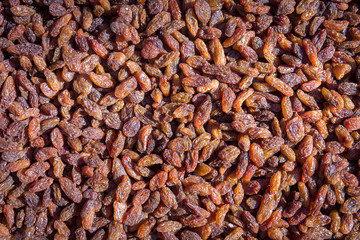 dried raisin background