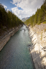 Fototapeta na wymiar Stewart Canyon in Banff National Park