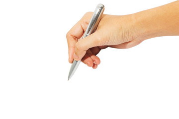  writting hand with pencil