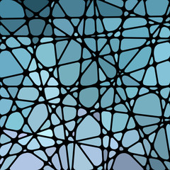 Naklejka premium abstract vector stained-glass mosaic background