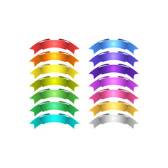 vector ribbons set