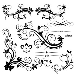 Swirl elements for design