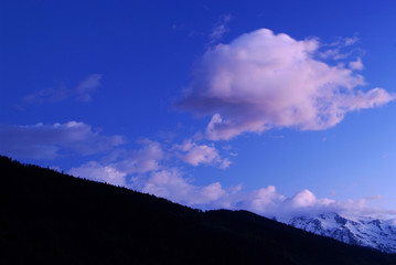 Fototapeta premium Georgia mountains in summer time