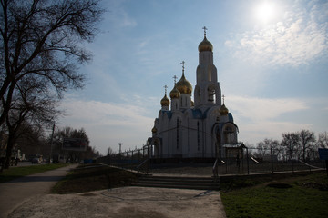 The great temple of the Virgin Healer in Russia