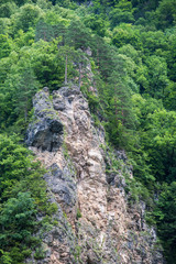Beautiful mountain scenery . Guam gorge. Krasnodar region