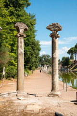 Hadrian's Villa, the Roman Emperor's 'Villa,Tivoli, outside of Rome, Italy, Europe