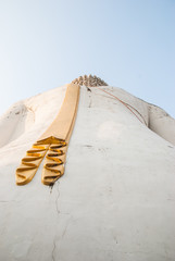 Back of big buddha image