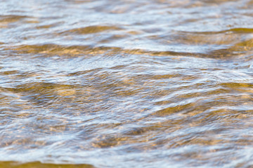 Background of the surface water on the shore