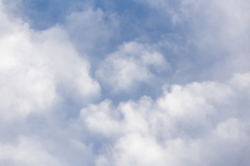clouds in the sky as background