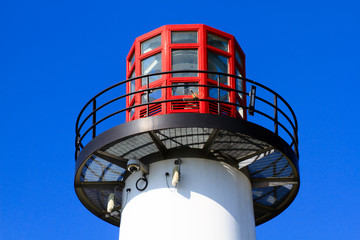 Long Beach Harbor Lighthouse Top Details