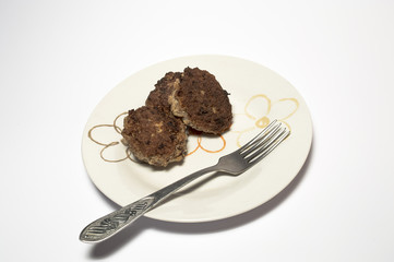 meatballs on the plate