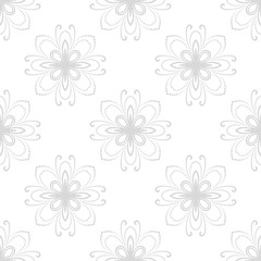 Floral Fine Seamless Vector Pattern