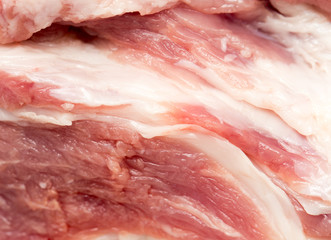 fresh pork meat as a background