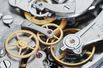 gear clock mechanism