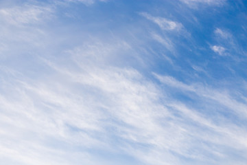 beautiful sky with clouds at dawn