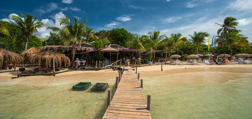 Pinel island, Caribbean sea