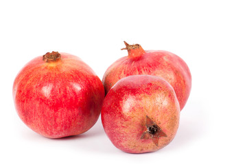 Ripe pomegranate fruit .