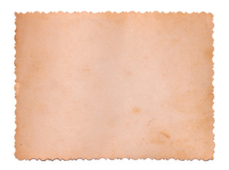 Back of an old photo