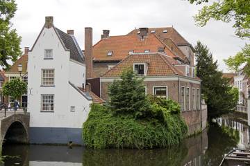 The historic city of Amersfoort in The Netherlands