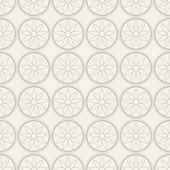Arabic  pattern   for backgrounds and textures. Circle and flower.