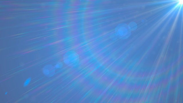sun rays blue abstract background
