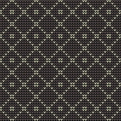 Knitted  pattern. Vector  illustration. 