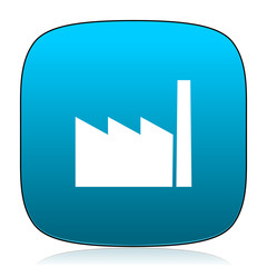 factory blue icon
