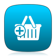 cart blue icon