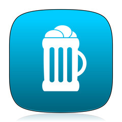 beer blue icon