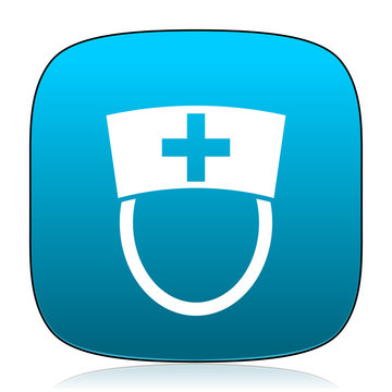 nurse blue icon