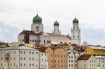 Fototapeta na wymiar Germany Passau, town in Lower Bavaria