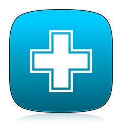 pharmacy blue icon