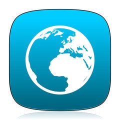 earth blue icon