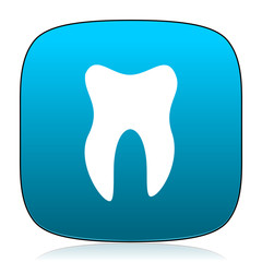 tooth blue icon