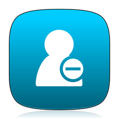remove contact blue icon