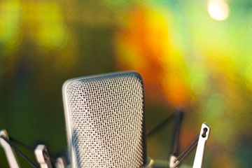 Audio recording vocal studio voice microphone