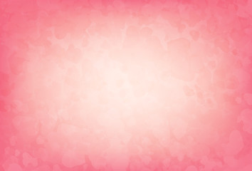 Glow Soft Hearts for Valentines Day Background, Blur and Select focus