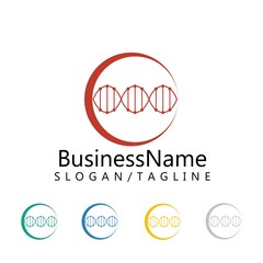 biotechnology logo icon vector