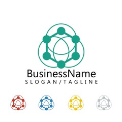 biotechnology logo icon vector