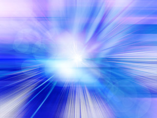 Abstract blue background in motion blur