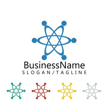 community logo icon vector