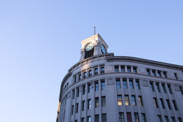 Obraz premium 東京銀座のシンボル「和光」