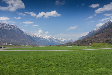 Landscape in Interlaken, Switzerland