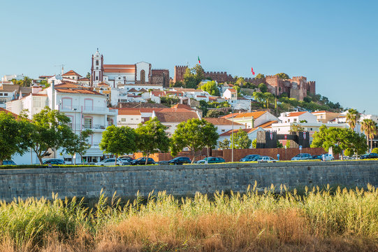 View of Silves town in Portugal