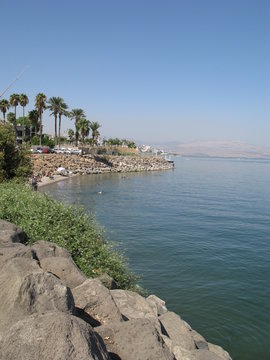 Вид на Галилейское море. Израиль