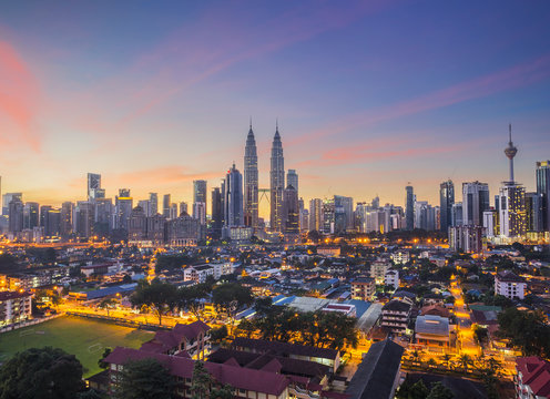 KUALA LUMPUR, MALAYSIA - December 27, 2015; Kuala Lumpur, the ca