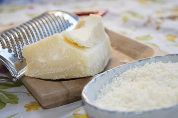 parmesan cheese to grate